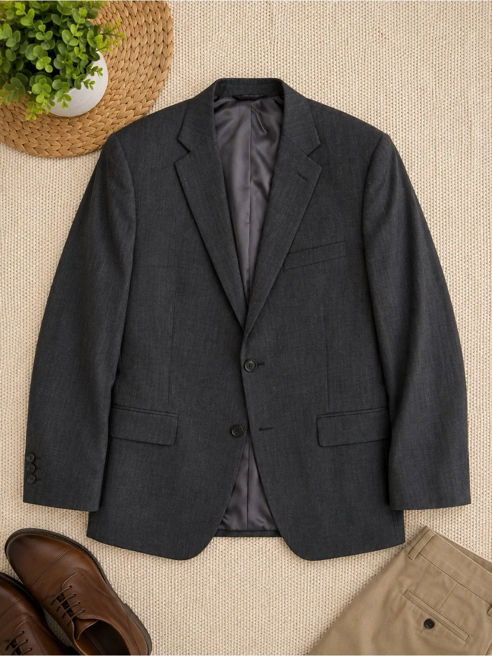 Classic Men's Banana Republic tailored Slim Fit Two-Button Blazer